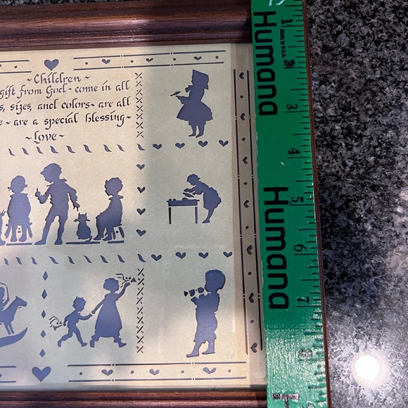 Vintage picture art children cut with scissors by Design with scissors  1985 - Picture 5 of 5